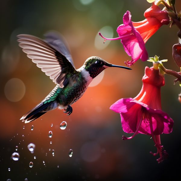 midjourney hummingbird